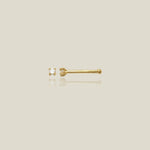 14K Solid Gold Diamond Nose Bone Stud – Anygolds