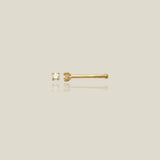 14K Solid Gold Diamond Nose Bone Stud – Anygolds