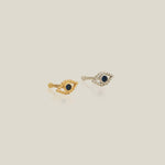 Blue Evil Eye Nose Bone Stud - Anygolds