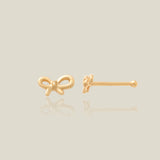 Open Bow Nose Bone Stud