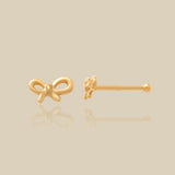 Open Bow Nose Stud