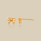 Sparkle Bow Nose Stud