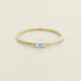 Essential Diamond Baguette Stacking Ring