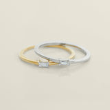 Essential Diamond Baguette Stacking Ring