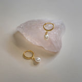 Pearl Drop Earrings - Anygolds