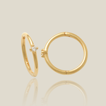 Brilliant Diamond Hoop - Anygolds