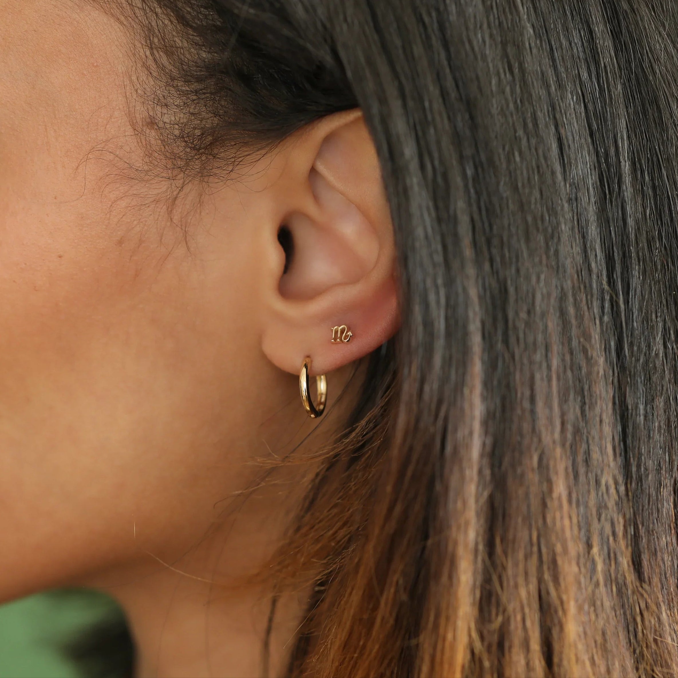 Zodiac Sign Stud - Anygolds