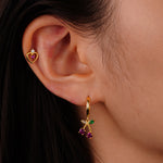 Cherry Drop Earrings - Anygolds