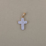 Pavé Cross Lab Grown Diamond Pendant