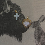 Pavé Heart Lab Grown Diamond Pendant