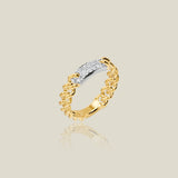 Pavé Link Lab Grown Diamond Cable Ring