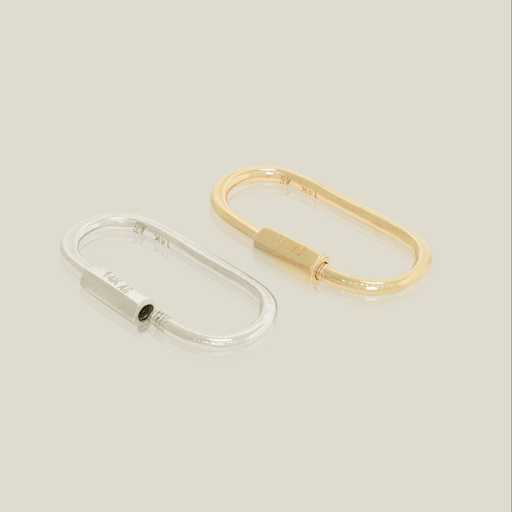 Oval Carabiner Charm Connector