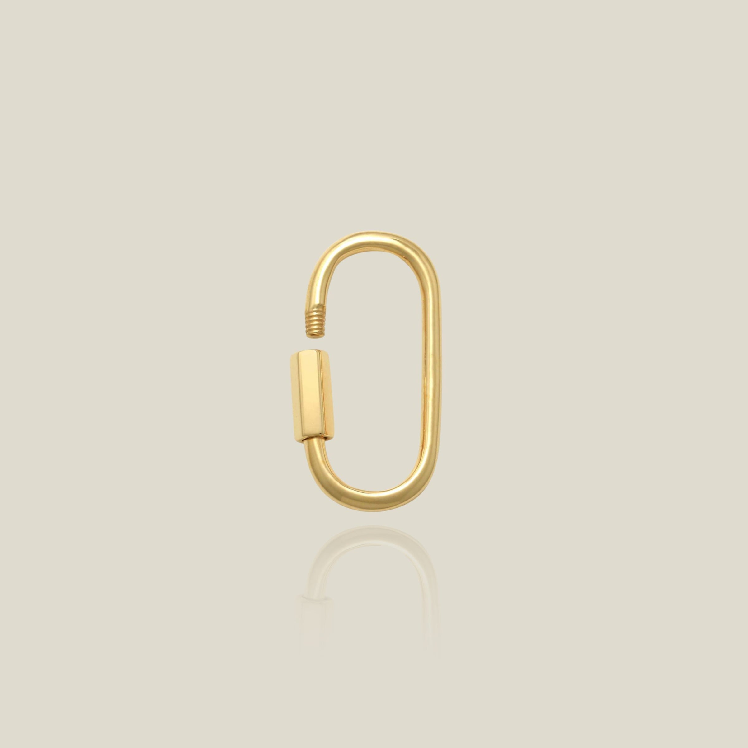Oval Carabiner Screw Connector - Anygolds