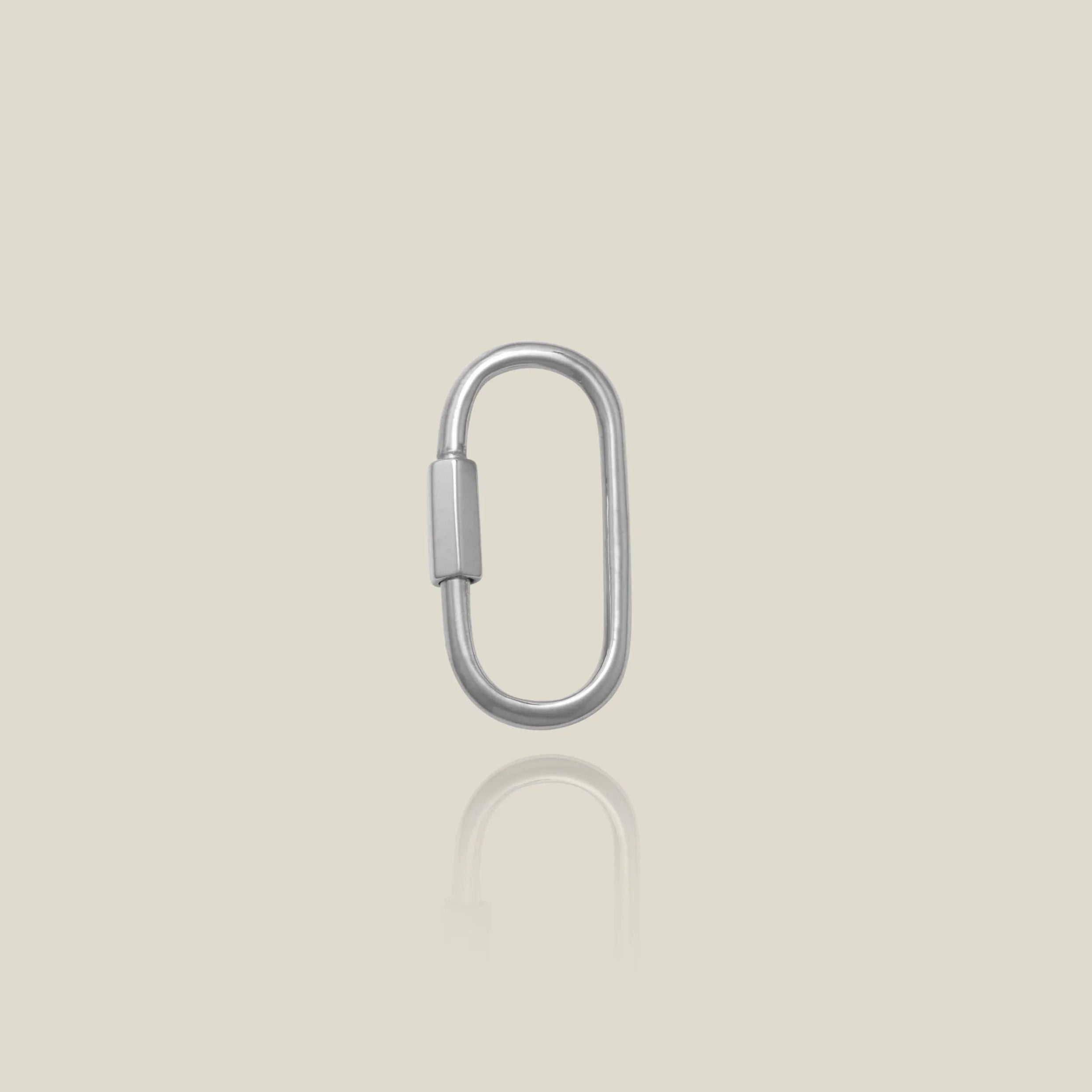 14K gold carabiner connector for charms