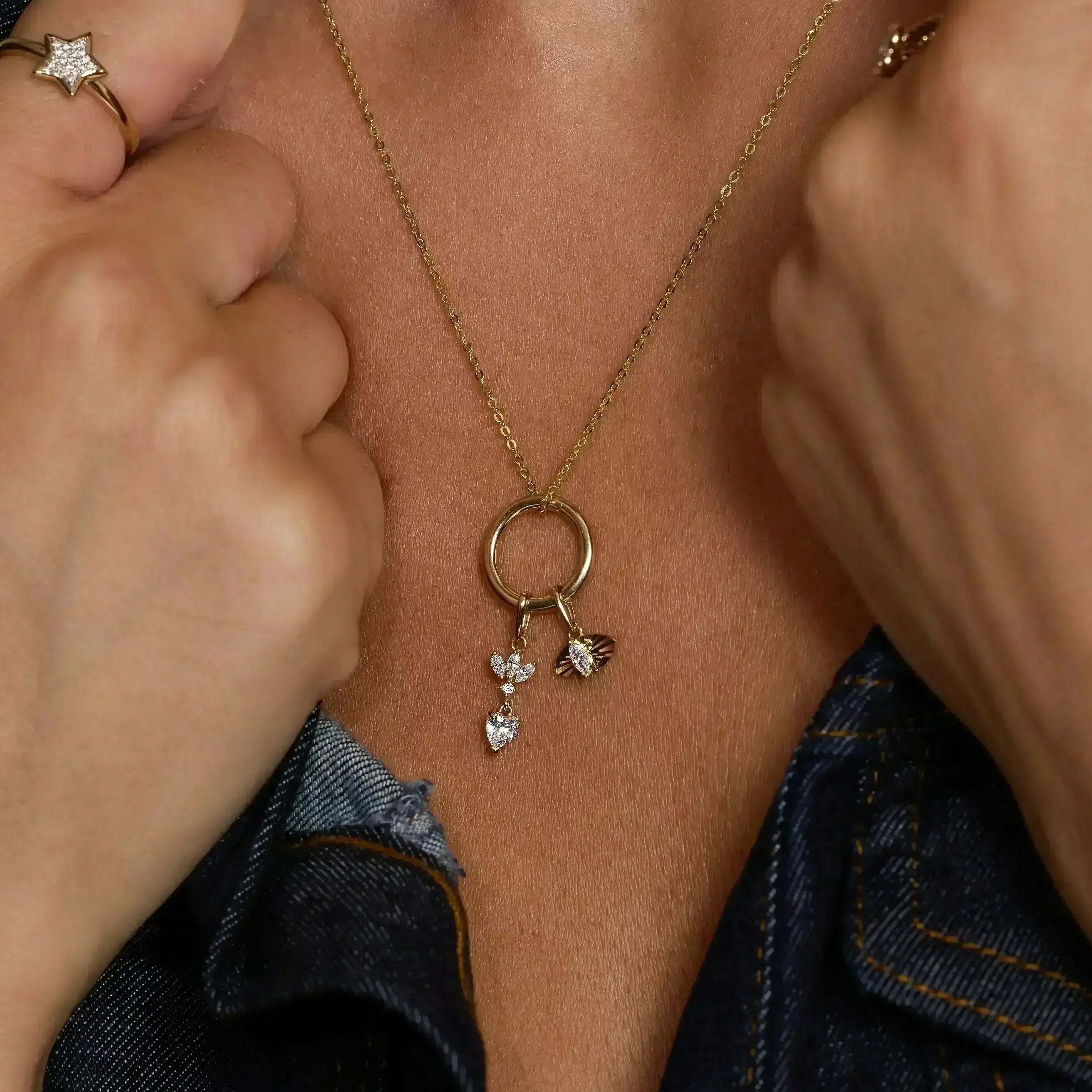 14K Solid Gold Beaded Chain – Anygolds 