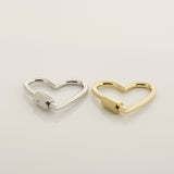 Heart Necklace Charm Connector