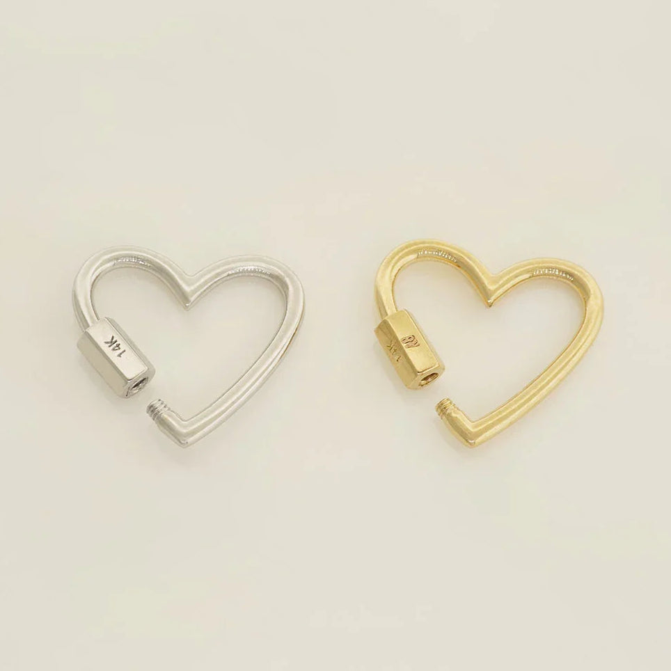 Heart Screw Connector - Anygolds