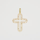 Eternity Diamond Cross Pendant