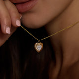 Pavé Heart Lab Grown Diamond Pendant