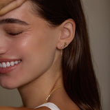 Petal Rose Stud Earrings