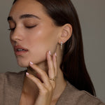 14K Solid Gold Cascade Chain Drop Earrings – Anygolds