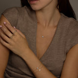 Oval Bezel Lab-Grown Diamond Bracelet