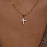 Pavé Cross Lab Grown Diamond Pendant