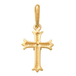 Diamond Gothic Cross Pendant - Anygolds