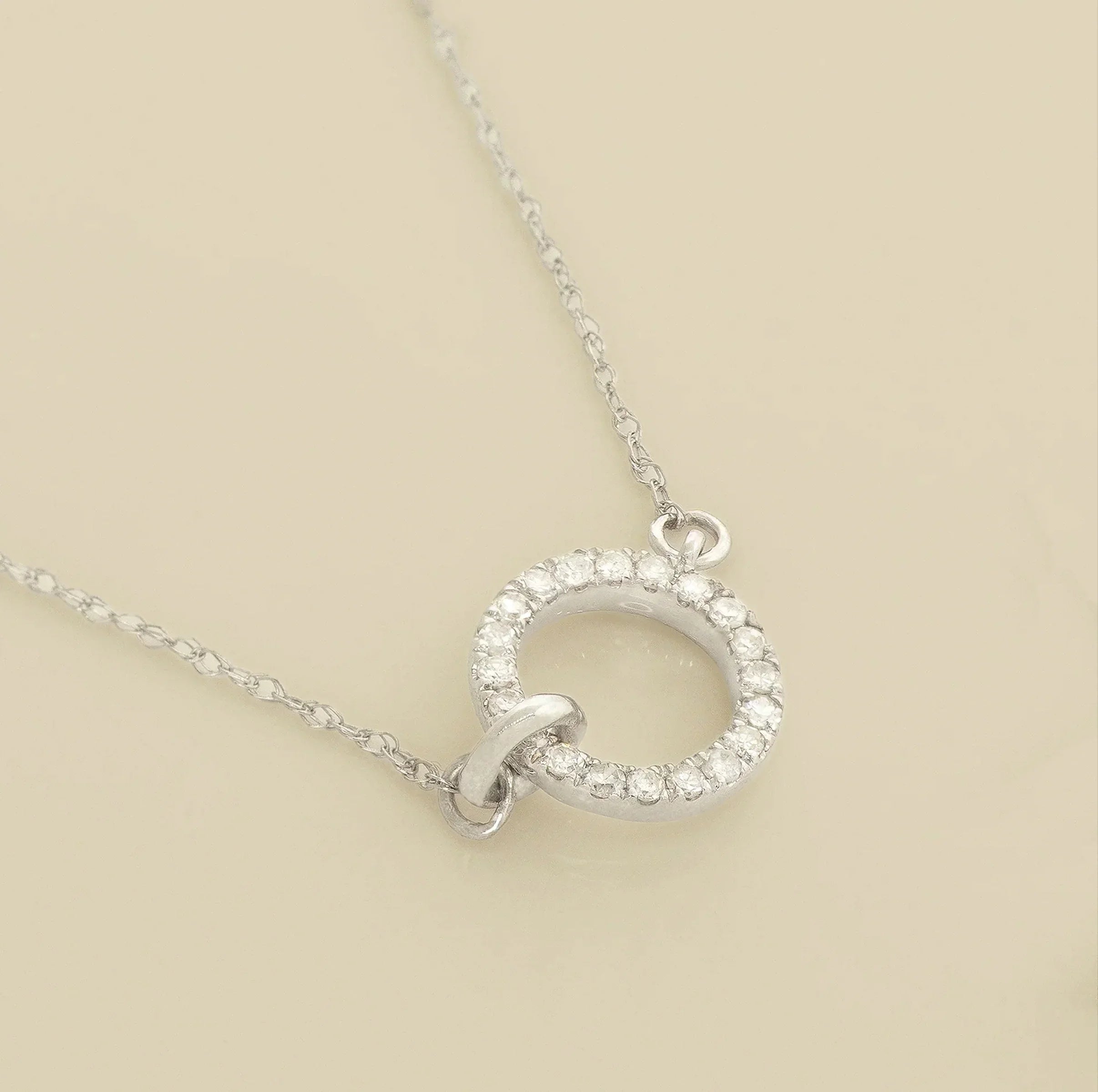 Diamond O Necklace