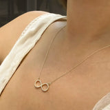 Diamond Infinity Necklace