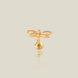 Open Wing Dragonfly Stud