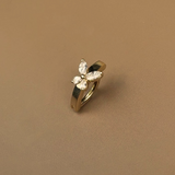 Marquise Butterfly Navel Clicker Ring