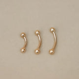 Plain Ball Curved Barbell