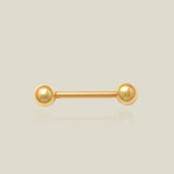 Plain Ball Thick Straight Barbell - Anygolds