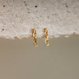 Oval Chain Link Stud