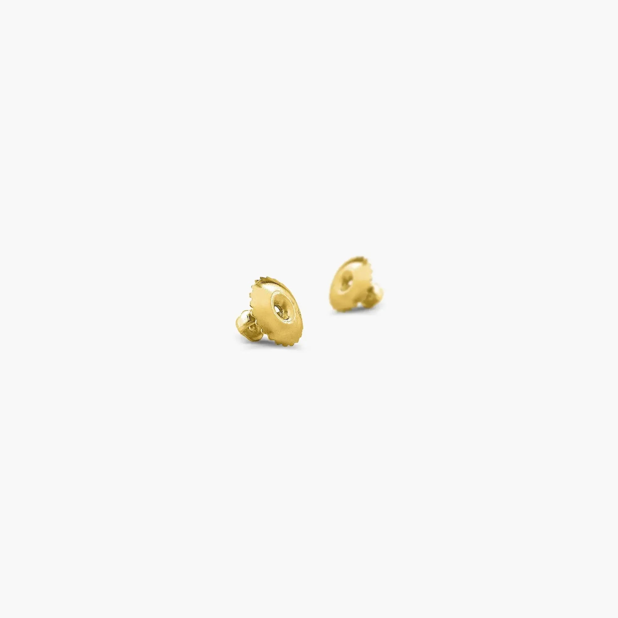 14K Solid Gold Screw-back for Stud Earrings – Anygolds