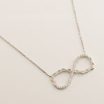 White Gold Infinity Necklaces