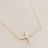 Buy Reversible Gold Cross Necklace