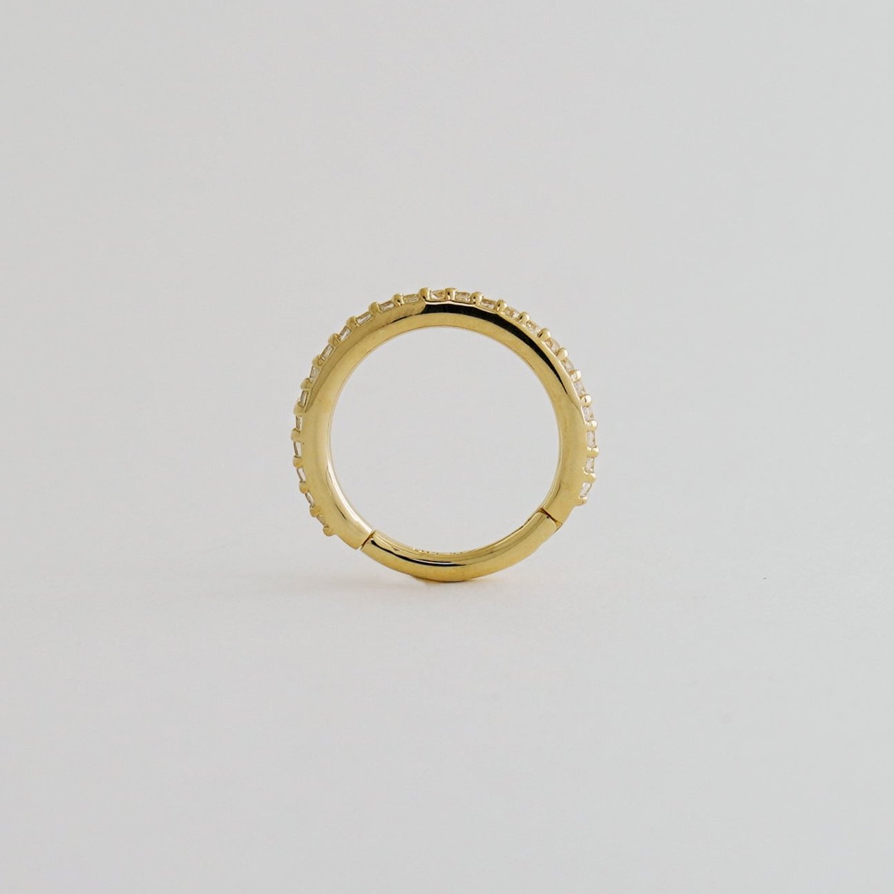 Essential CZ Eternity Clicker Hoop - Anygolds