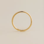 14K Solid Gold Septum Clicker Ear & Nose Hoop Ring Piercing - anygolds