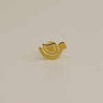 14K Solid Gold Dove Ear Piercing 18gauge - anygolds