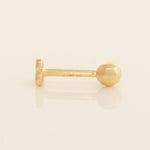 Order Yellow Gold Tri Round Ear Piercings