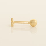 Order Yellow Gold Tri Round Ear Piercings