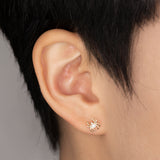 Piercings de oreja de araña con diamante