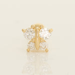 Order 14K Yellow Gold Butterfly Ear Piercings 