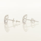 Unique Square Diamond Stud Earrings