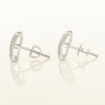 Get Square Diamond Stud Earrings Online