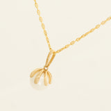 14K Solid Gold 6mm Pearl Pendant Online