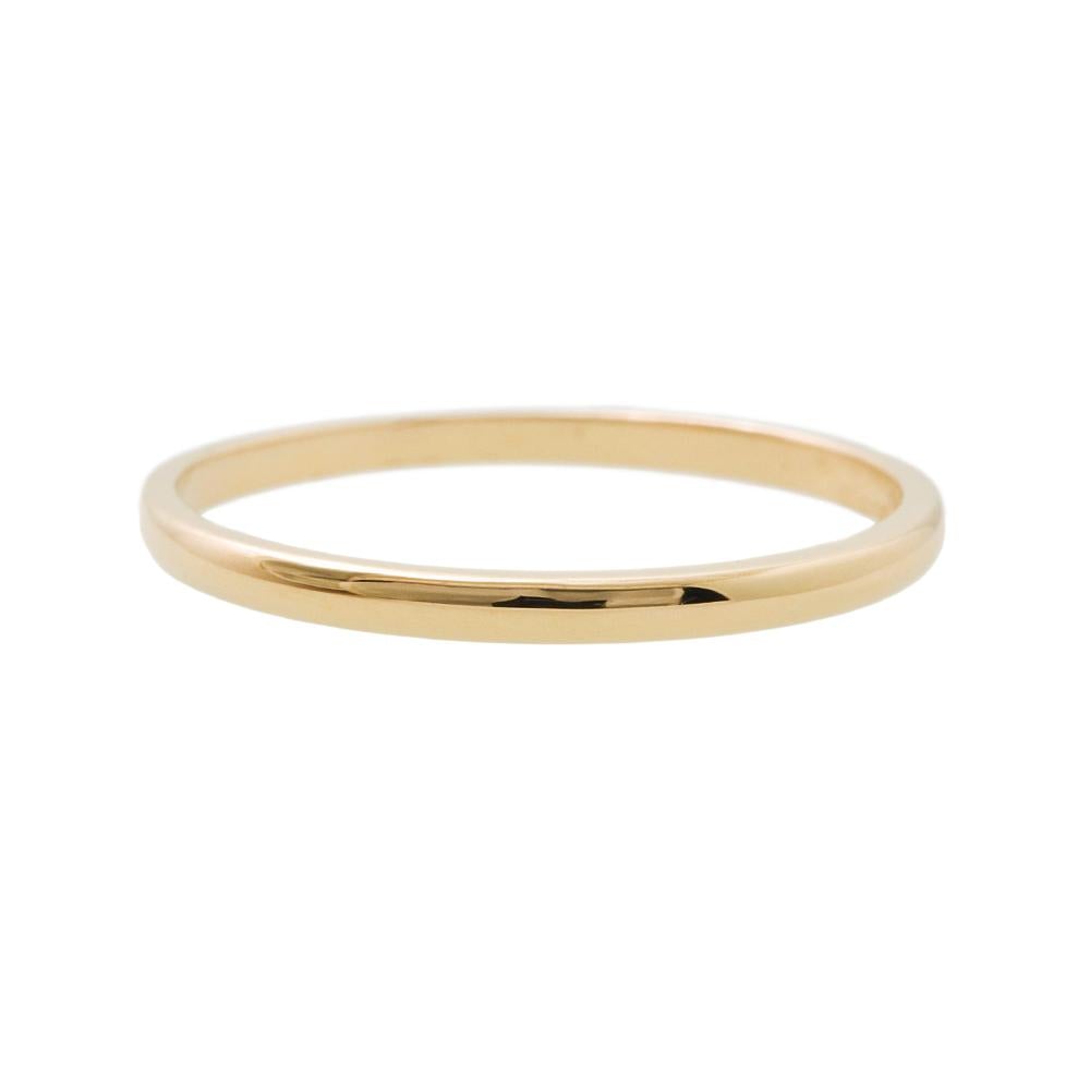 14K Solid Gold Minimalist Knuckle Stacker Ring (Size : 5, 6, 7) - Anygolds 