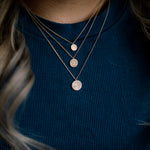 Iced Out Round Micropavé Necklace
